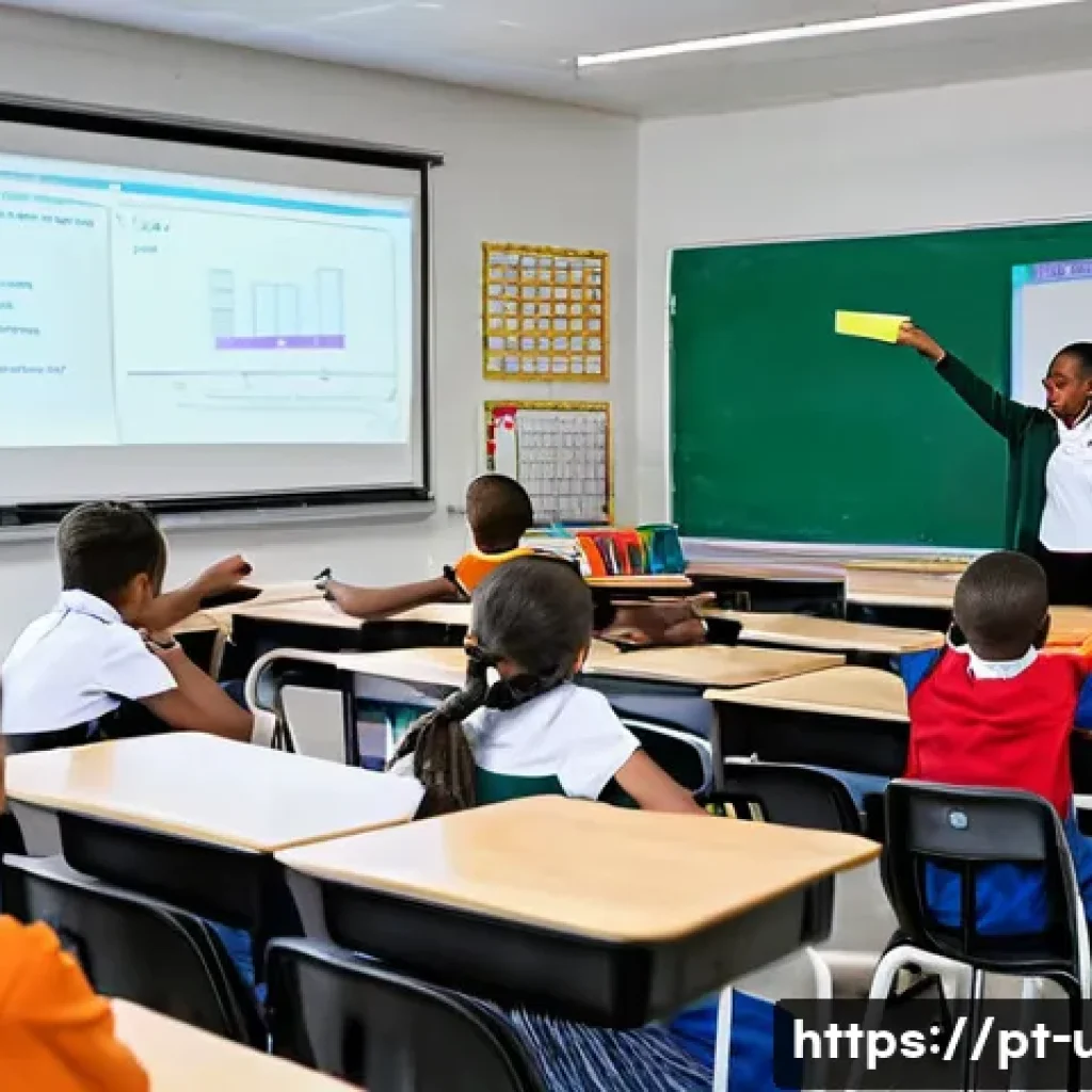미국 공교육과 사교육 비교 - **Prompt 1: Contrasting Classroom Environments and Technology Integration**
"A split image displ...